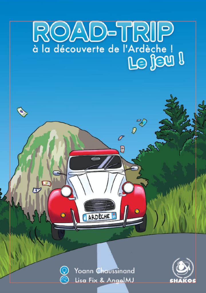 Road trip - à la découverte de l'Ardèche - Couverture Boite